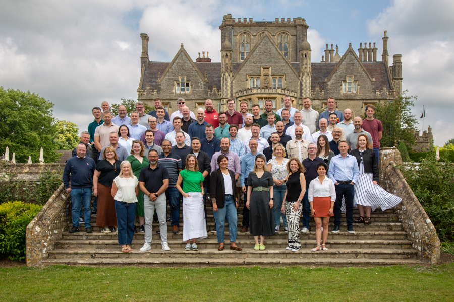 Hatmill team standing outside